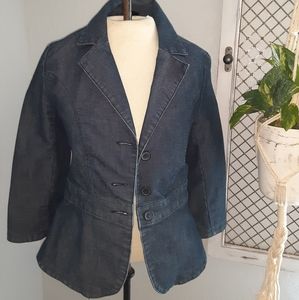 Apostrophe Denim Blazer